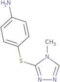 4-[(4-Methyl-4H-1,2,4-triazol-3-yl)sulfanyl]aniline