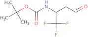 tert-Butyl N-(1,1,1-trifluoro-4-oxobutan-2-yl)carbamate