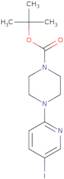 4-(5-Iodopyridin-2-yl)piperazine, N1-BOC protected