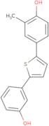 4-(5-(3-Hydroxyphenyl)thiophen-2-yl)-2-methylphenol