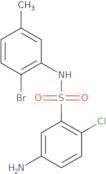 5-Amino-N-(2-bromo-5-methylphenyl)-2-chlorobenzene-1-sulfonamide