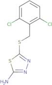 5-{[(2,6-Dichlorophenyl)methyl]sulfanyl}-1,3,4-thiadiazol-2-amine