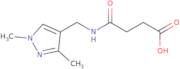 3-{[(1,3-Dimethyl-1H-pyrazol-4-yl)methyl]carbamoyl}propanoic acid