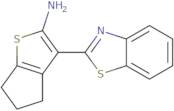 3-(1,3-Benzothiazol-2-yl)-4H,5H,6H-cyclopenta[b]thiophen-2-amine