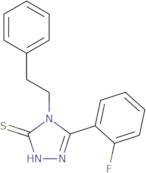 5-(2-Fluorophenyl)-4-(2-phenylethyl)-4H-1,2,4-triazole-3-thiol