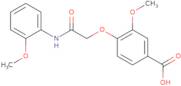 3-Methoxy-4-{[(2-methoxyphenyl)carbamoyl]methoxy}benzoic acid