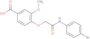 4-{[(4-Bromophenyl)carbamoyl]methoxy}-3-methoxybenzoic acid