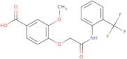 3-Methoxy-4-({[2-(trifluoromethyl)phenyl]carbamoyl}methoxy)benzoic acid