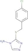 3-{[(4-Chlorophenyl)methyl]sulfanyl}-4H-1,2,4-triazol-4-amine