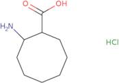 rac-(1R,2S)-2-Aminocyclooctane-1-carboxylic acid hydrochloride, cis