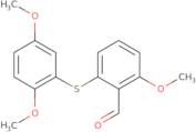 2-(2,5-Dimethoxyphenylthio)-6-methoxybenzaldehyde