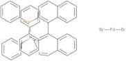 Dibromo[2,2′-bis(diphenylphosphino)-1,1′-binaphthyl]palladium(II)