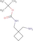 tert-Butyl N-{[1-(aminomethyl)cyclobutyl]methyl}carbamate