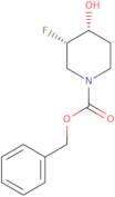 benzyl (3s,4r)-3-fluoro-4-hydroxypiperidine-1-carboxylate