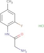 N1-(2-Fluoro-4-methylphenyl)glycinamide hydrochloride