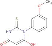 6-Hydroxy-3-(3-methoxyphenyl)-2-sulfanyl-3,4-dihydropyrimidin-4-one