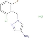 1-[(2-Chloro-6-fluorophenyl)methyl]-1H-pyrazol-4-amine hydrochloride