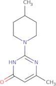 6-Methyl-2-(4-methylpiperidin-1-yl)pyrimidin-4(3H)-one