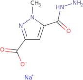 Sodium 5-(hydrazinecarbonyl)-1-methyl-1H-pyrazole-3-carboxylate