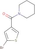 1-(5-Bromothiophene-3-carbonyl)piperidine