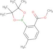 Methyl 4-methyl-2-(tetramethyl-1,3,2-dioxaborolan-2-yl)benzoate