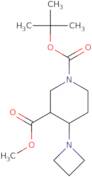 1-tert-Butyl 3-methyl 4-(azetidin-1-yl)piperidine-1,3-dicarboxylate
