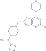 1-((2-Chloro-4-morpholinothieno[3,2-d]pyrimidin-6-yl)methyl)-N-cyclobutyl-N-methylpiperidin-4-amine
