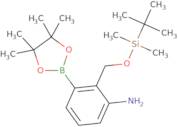 2-(((tert-Butyldimethylsilyl)oxy)methyl)-3-(4,4,5,5-tetramethyl-1,3,2-dioxaborolan-2-yl)aniline