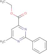 Ethyl 6-methyl-2-phenylpyrimidine-4-carboxylate