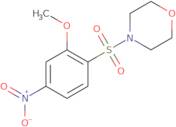 -42-Methoxy-4-Nitrophenyl)Sulfonyl)Morpholine