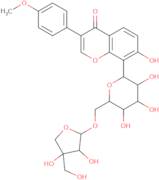 8-(6-O-D-Apio-β-D-furanosyl-β-D-glucopyranosyl)-7-hydroxy-3-(4-methoxyphenyl)-4H-1-benzopyran-4-one