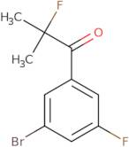 1-(3-Bromo-5-fluorophenyl)-2-fluoro-2-methylpropan-1-one