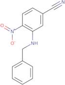 3-(Benzylamino)-4-nitrobenzenecarbonitrile