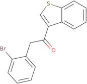 1-(1-Benzothiophen-3-yl)-2-(2-bromophenyl)ethan-1-one