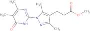 Methyl 3-[1-(4,5-dimethyl-6-oxo-1,6-dihydropyrimidin-2-yl)-3,5-dimethyl-1H-pyrazol-4-yl]propanoate