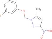 3-Fluoro-1-[(5-methyl-3-nitropyrazolyl)methoxy]benzene