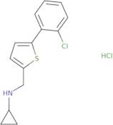 N-{[5-(2-Chlorophenyl)thiophen-2-yl]methyl}cyclopropanamine hydrochloride