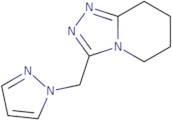 3-((1H-Pyrazol-1-yl)methyl)-5,6,7,8-tetrahydro-[1,2,4]triazolo[4,3-a]pyridine