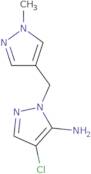 4-Chloro-1-[(1-methyl-1H-pyrazol-4-yl)methyl]-1H-pyrazol-5-amine