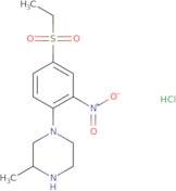 1-(4-Ethylsulfonyl-2-nitrophenyl)-3-methylpiperazine hydrochloride
