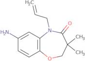 5-Allyl-7-amino-3,3-dimethyl-2,3-dihydro-1,5-benzoxazepin-4(5H)-one