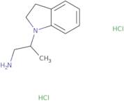 2-(2,3-Dihydro-1H-indol-1-yl)propan-1-amine dihydrochloride