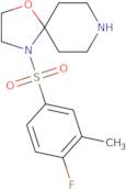 4-((4-Fluoro-3-methylphenyl)sulfonyl)-1-oxa-4,8-diazaspiro[4.5]decane