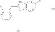 2-[(2-Fluorophenyl)methyl]-1H-1,3-benzodiazol-5-amine dihydrochloride