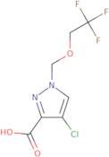4-Chloro-1-[(2,2,2-trifluoroethoxy)methyl]-1H-pyrazole-3-carboxylic acid