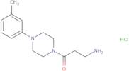 3-Amino-1-[4-(3-methylphenyl)piperazin-1-yl]propan-1-one hydrochloride