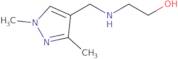 2-{[(1,3-Dimethyl-1H-pyrazol-4-yl)methyl]amino}ethan-1-ol