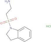 2-(2,3-Dihydro-1H-indole-1-sulfonyl)ethan-1-amine hydrochloride