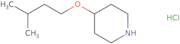 4-(3-Methylbutoxy)piperidine hydrochloride