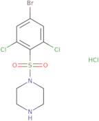 1-(4-Bromo-2,6-dichlorobenzenesulfonyl)piperazine hydrochloride